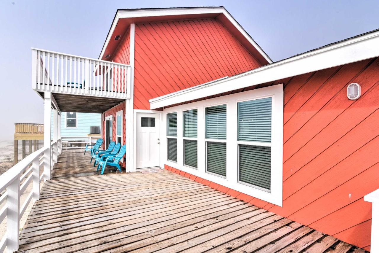 Beachfront Galveston Oasis Balconies, Ocean View! Kültér fotó